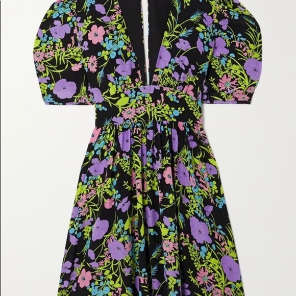 LES RÊVERIES | Gigi Belted Floral-print Si… - Picture 7 of 14